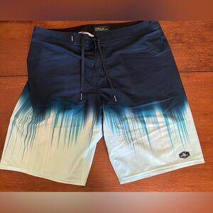 O'Neill: Hyperfreak Heat Fade Boardshorts Blue size 34